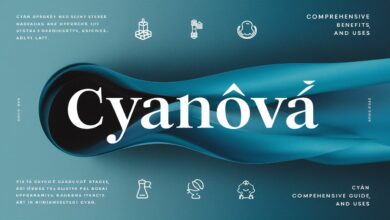 cyanová