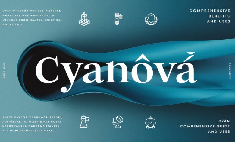 cyanová